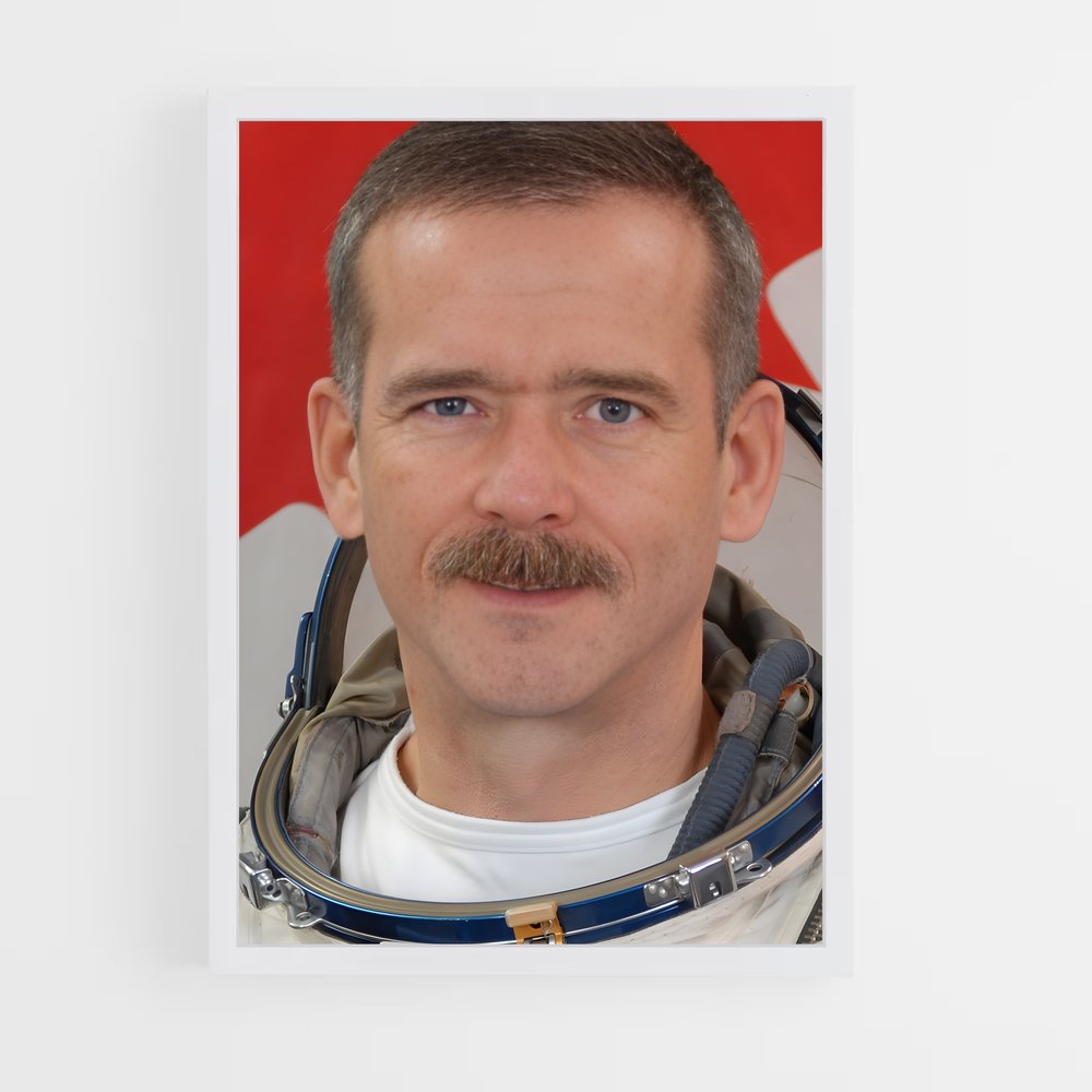 Poster L'Astronaute à Moustache – affiche Astronautes (vue 3)